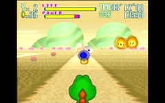 une photo d'Ã©cran de Yoshi s Safari sur Nintendo Super Nes